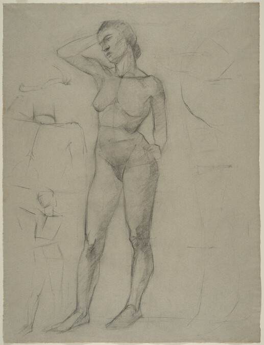 Untitled (Standing Female Nude with Hand on Hip)