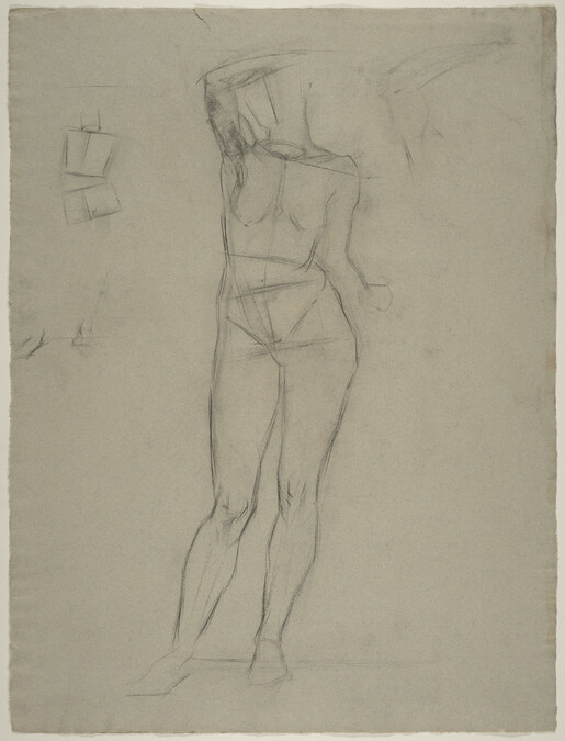 Untitled (Standing Faceless Nude)