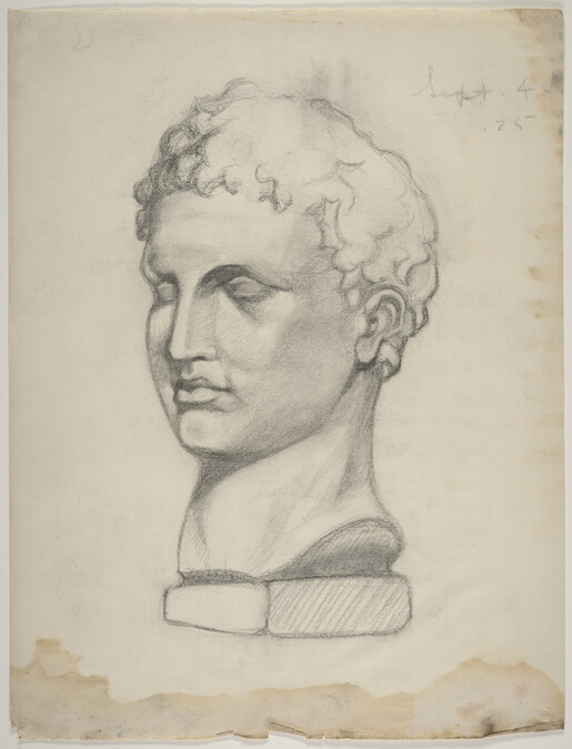 Untitled (Sketch of Marble Bust)