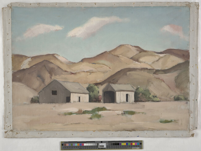 Alternate image #1 of Building and Garage Set in Sand Colored Hills