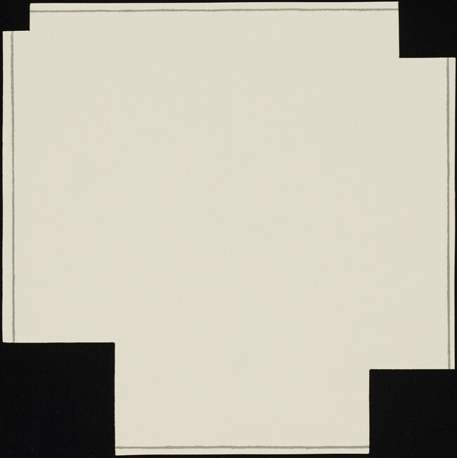 A Square with Four Squares Cut Away, from the Rubber Stamp Portfolio