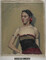 Alternate image #1 of Woman with Armbands in Black and Red Dress