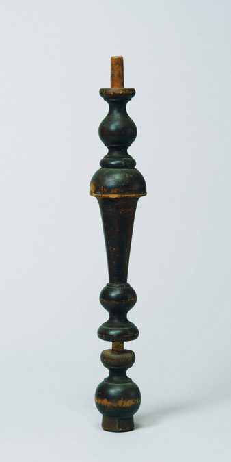 Dressing Table Leg, Vase and Ring Turned on a Ball Foot