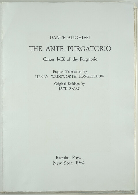 Alternate image #2 of The Ante-Purgatorio by Dante Alighieri, Cantos I - X of the Purgatorio, Frontispiece