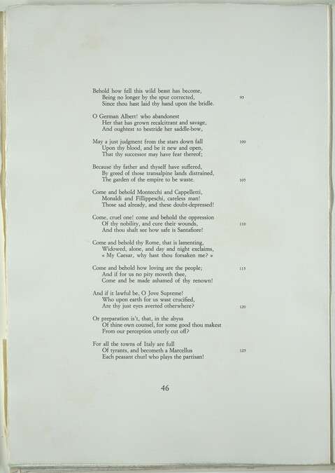 Alternate image #4 of The Ante-Purgatorio by Dante Alighieri, Cantos I - X of the Purgatorio, Canto VI