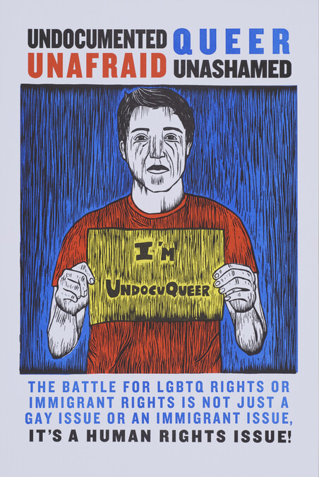 Undocumented Queer Unafraid Unashamed, The Battle for LGBTQ Rights or Immigrant Rights is Not Just a Gay Issue or an Immigrant Issue, It's a Human Rights Issue, from the portfolio Migration Now