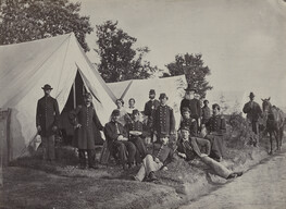 Colonel Silas M. Bailey and staff, 37th Pennsylvania Volunteer Infantry (8th Pennsylvania Reserves)