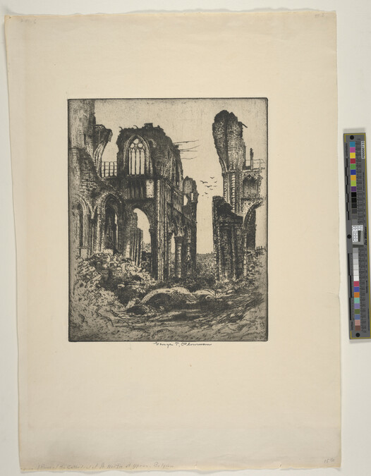 Alternate image #1 of Ruins of the Cathedral of St. Martin at Yrpes, Belgium