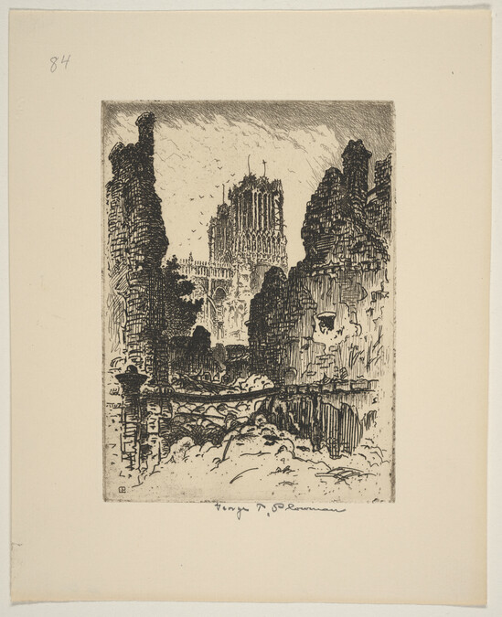 Untitled (Ruins with Church)