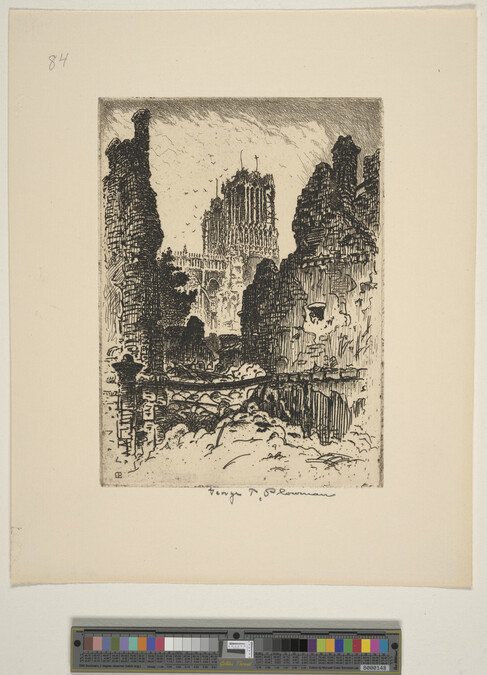 Alternate image #1 of Untitled (Ruins with Church)