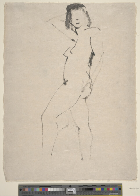 Alternate image #1 of Untitled (Grey Standing Female Nude)