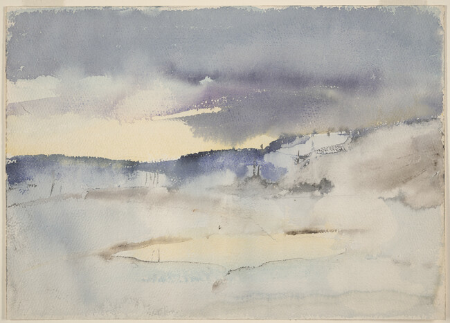 Untitled (Landscape in Blues)
