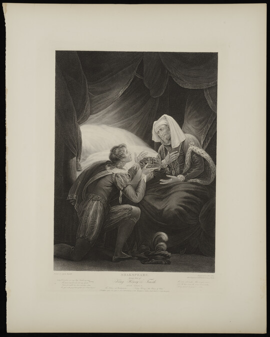 King Henry the Fourth, Part Two, Act IV, Scene iv, from The American Edition of Boydell's Illustrations of the Dramatic Works of Shakespeare, By the most eminent artists of Great Britain, Vol. II