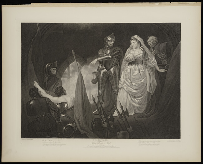 King Henry the Sixth, Part One, Act II, Scene iii, from The American Edition of Boydell's Illustrations of the Dramatic Works of Shakespeare, By the most eminent artists of Great Britain, Vol. II