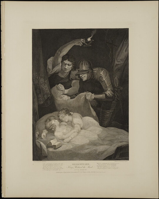 King Richard the Third, Act IV, Scene iii, from The American Edition of Boydell's Illustrations of the Dramatic Works of Shakespeare, By the most eminent artists of Great Britain, Vol. II