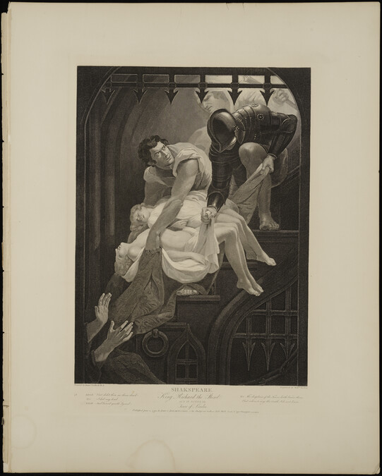 King Richard the Third, Act IV, Scene iii, from The American Edition of Boydell's Illustrations of the Dramatic Works of Shakespeare, By the most eminent artists of Great Britain, Vol. II