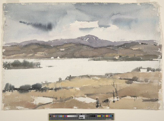 Alternate image #1 of Untitled (Landscape with Water in Center)