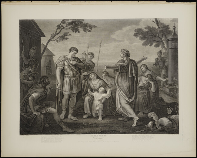 Coriolanus, Act V, Scene iii, from The American Edition of Boydell's Illustrations of the Dramatic Works of Shakespeare, By the most eminent artists of Great Britain, Vol. II