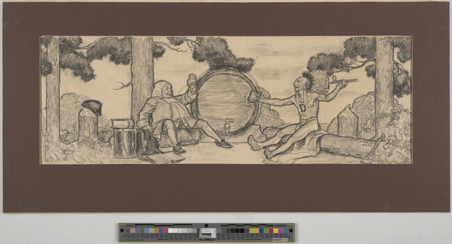 Alternate image #1 of Study for the Mural Illustrating Richard Hovey's Song 