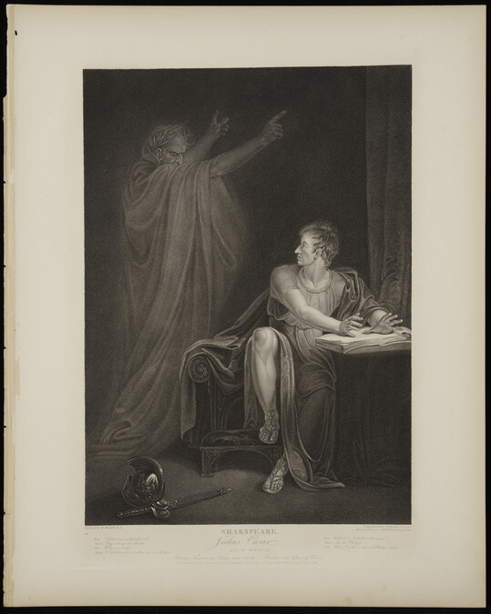 Julius Caesar, Act IV, Scene iii, from The American Edition of Boydell's Illustrations of the Dramatic Works of Shakespeare, By the most eminent artists of Great Britain, Vol. II