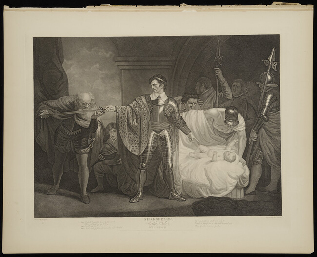 Winter's Tale, Act II, Scene iii, from The American Edition of Boydell's Illustrations of the Dramatic Works of Shakespeare, By the most eminent artists of Great Britain, Vol. II