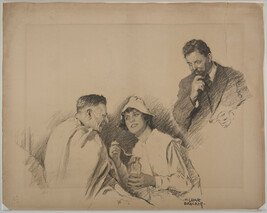 Illustration, Nurse and Doctor with Patient
