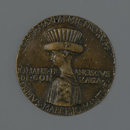 Gianfrancesco I Gonzaga (obverse); Gianfrancesco on Horseback (reverse)