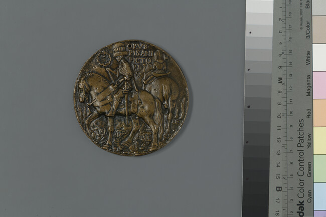 Alternate image #2 of Gianfrancesco I Gonzaga (obverse); Gianfrancesco on Horseback (reverse)