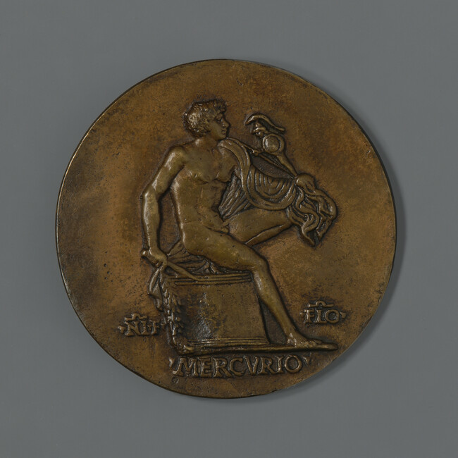 Alternate image #1 of Antonio della Leccia (obverse); Mercury (after Diomedes and the Palladium) (reverse)