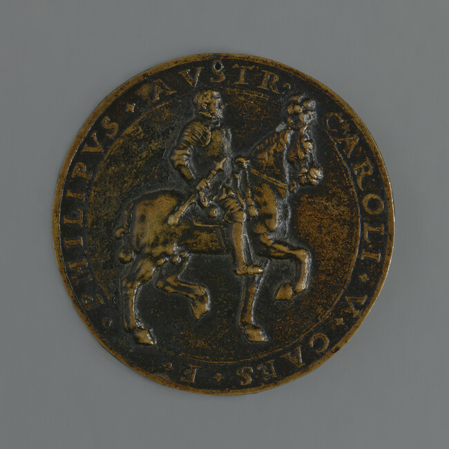 Alternate image #2 of Emperor Charles V (obverse); The Infante Philip II on Horseback (reverse)