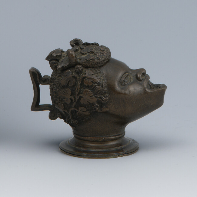 Alternate image #5 of Oil Lamp in the Form of an African Man's Head