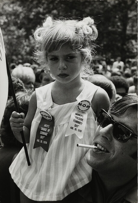 Young Girl at Women's Liberation Demonstration, New York City, USA