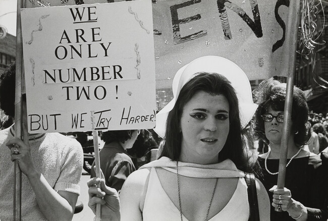 Woman Holding a Protest Sign, Gay Liberation Parade, New York City