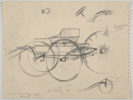 Carriage in Beaver Meadow [study for Beaver Meadow, 1938]