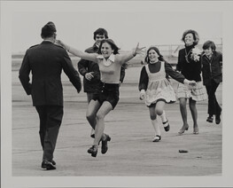 Lt. Colonel Robert L. Stirm is Greeted by his Family at Travis Air Force Base in Fairfield, California,...