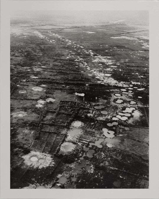 Bomb Craters from B-52 Airstrikes, near Saigon, 1968