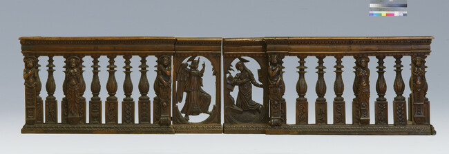 Alternate image #21 of Altar Rail depicting the Annunciation