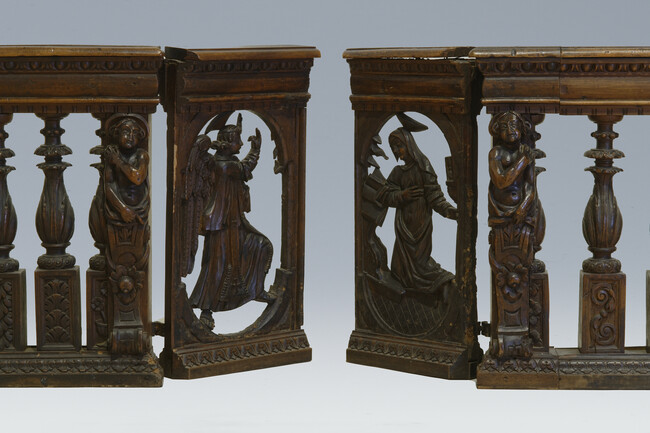 Alternate image #19 of Altar Rail depicting the Annunciation
