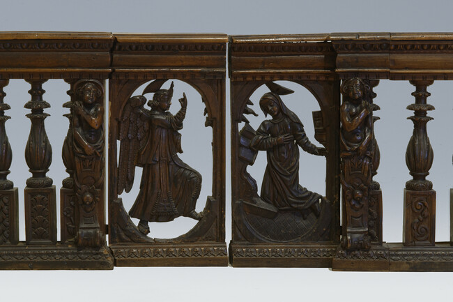 Alternate image #9 of Altar Rail depicting the Annunciation