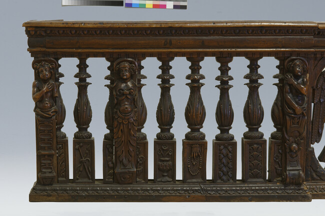 Alternate image #16 of Altar Rail depicting the Annunciation