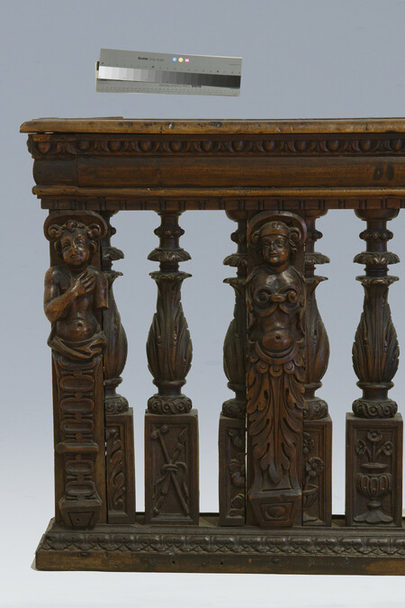 Alternate image #14 of Altar Rail depicting the Annunciation