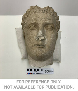 Wreathed Head of a Cypriote Youth