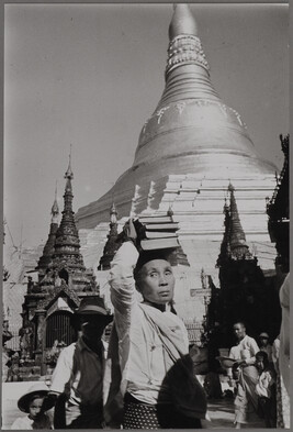 Man in Front of Pagoda, Burma