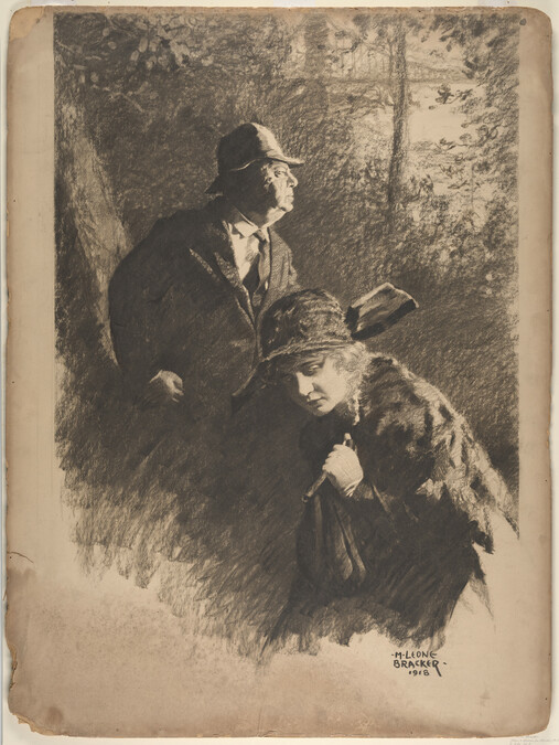 Man and Woman in Woods