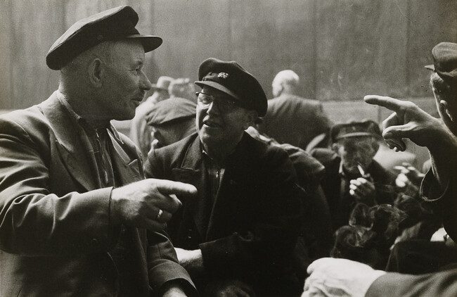 Men talking, Amsterdam, Holland