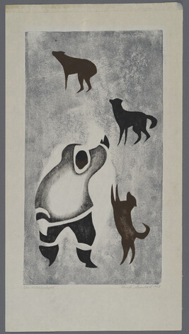 Untitled (Inuk and Three Dogs)