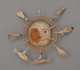 Yua (Spirit) Mask with Fish, Feather and Flipper Appendages
