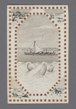 Untitled (Men in a Kayak Hunting Seals)