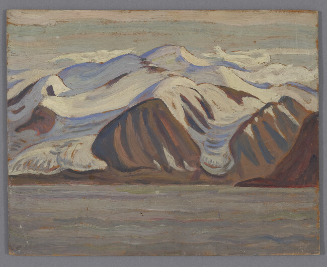 Untitled (Baffin Island Coast) (Side 1 of a Two Sided panel, see 2014.9.2 for Side 2)