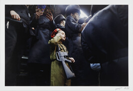 Purim Viznitz Hasidim (Boy as soldier), from the portfolio Hide. and Seek.